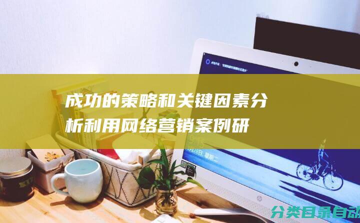 成功的策略和关键因素分析利用网络营销案例研