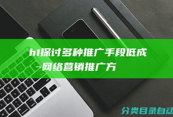 h1-探讨多种推广手段-低成本网络营销推广方案-h1