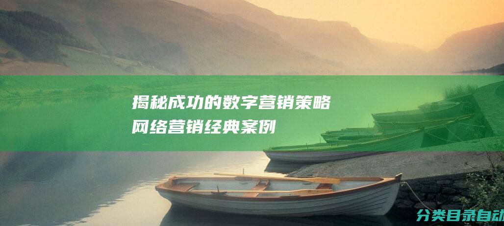 揭秘的数字营销策略网络营销案例