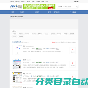 行业网站 - 行业网站排名 - 网站排行榜